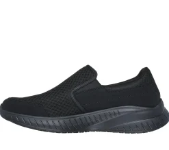 Work & Safety|Slip-Ons<SKECHERS Work Relaxed Fit: Squad Chaos SR - Urgran BLACK