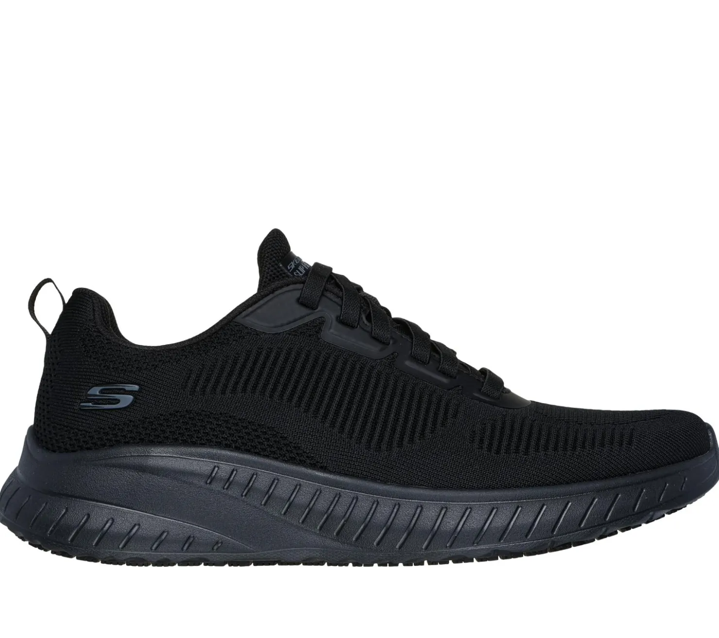 Work & Safety<SKECHERS Work Relaxed Fit: Squad Chaos Slip Resistant - Fellker BLACK