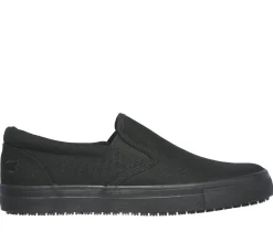 Work & Safety|Canvas Shoes<SKECHERS Work Relaxed Fit: Sudler - Colobus SR BLACK
