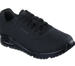 Work & Safety|Lace Up<SKECHERS Work Relaxed Fit: Uno SR - Sutal BLACK