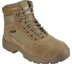 Work & Safety|Boots<SKECHERS Work Relaxed Fit: Wascana - Millit WP CAMEL