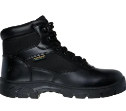 Work & Safety|Lace Up<SKECHERS Work Relaxed Fit: Wascana - Benen WP Tactical BLACK