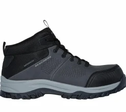 Work & Safety|Lace Up<SKECHERS Work: Relment - Erett CT CHARCOAL/BLACK