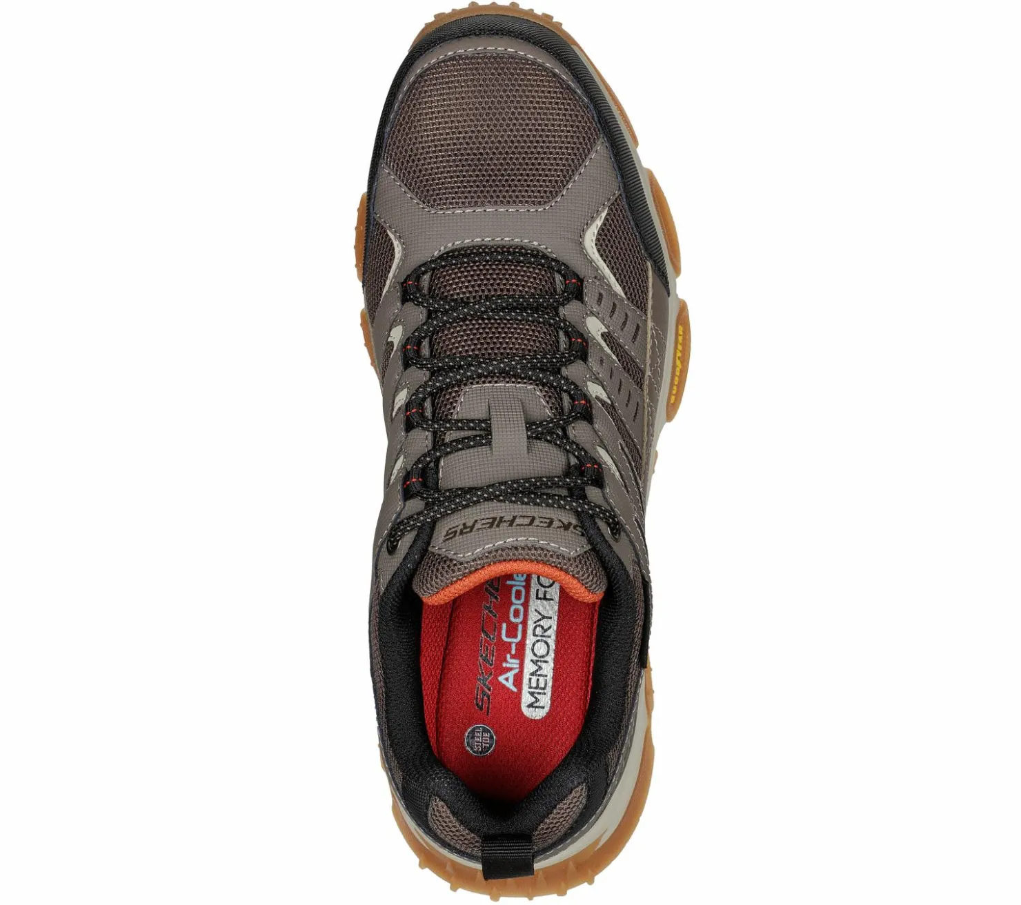 Work & Safety|Lace Up<SKECHERS Work: Skech-Air Envoy ST - Arcket TAUPE / BLACK