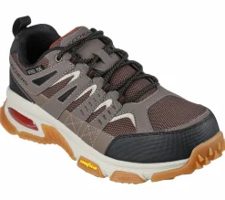 Work & Safety|Lace Up<SKECHERS Work: Skech-Air Envoy ST - Arcket TAUPE / BLACK