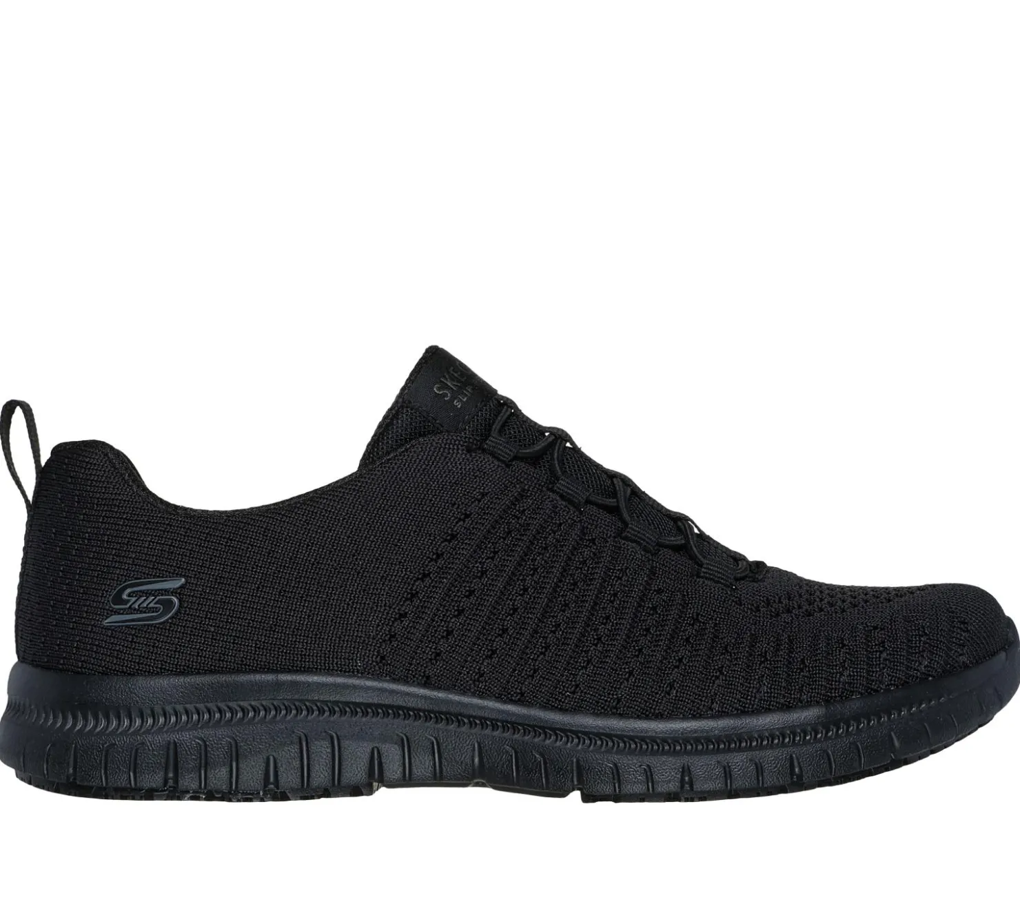 Work & Safety|Slip-Ons<SKECHERS Work Slip-Resistant: Virtue BLACK