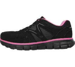 Work & Safety<SKECHERS Work: Synergy - Sandlot Alloy Toe BLACK / PINK
