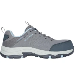 Work & Safety<SKECHERS Work: Trego - Astallet CT GRAY / AQUA