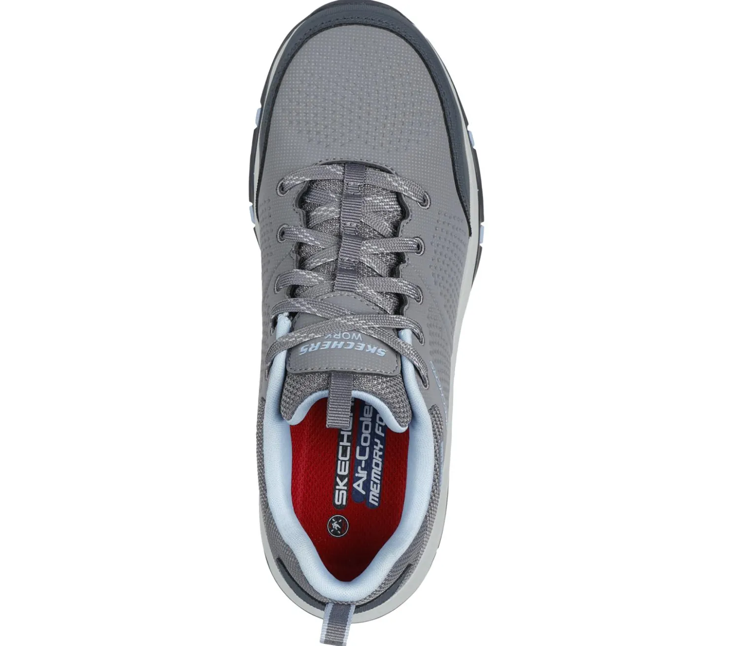 Work & Safety<SKECHERS Work: Trego - Astallet CT GRAY / AQUA