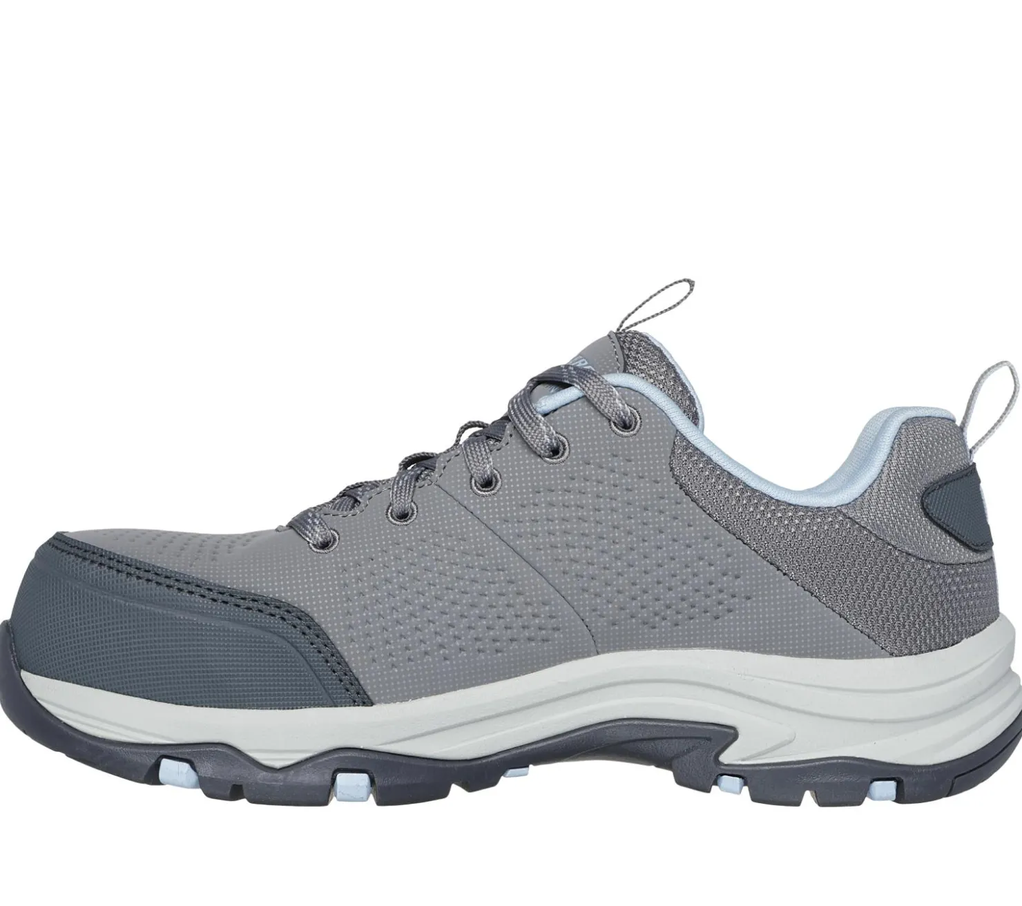 Work & Safety<SKECHERS Work: Trego - Astallet CT GRAY / AQUA
