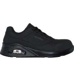 Work & Safety<SKECHERS Work: Uno SR - Deloney BLACK
