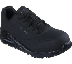 Work & Safety<SKECHERS Work: Uno SR - Deloney BLACK