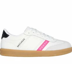 Lace Ups|Athletic Shoes & Sneakers<SKECHERS Zinger Street WHT / BLACK / PINK